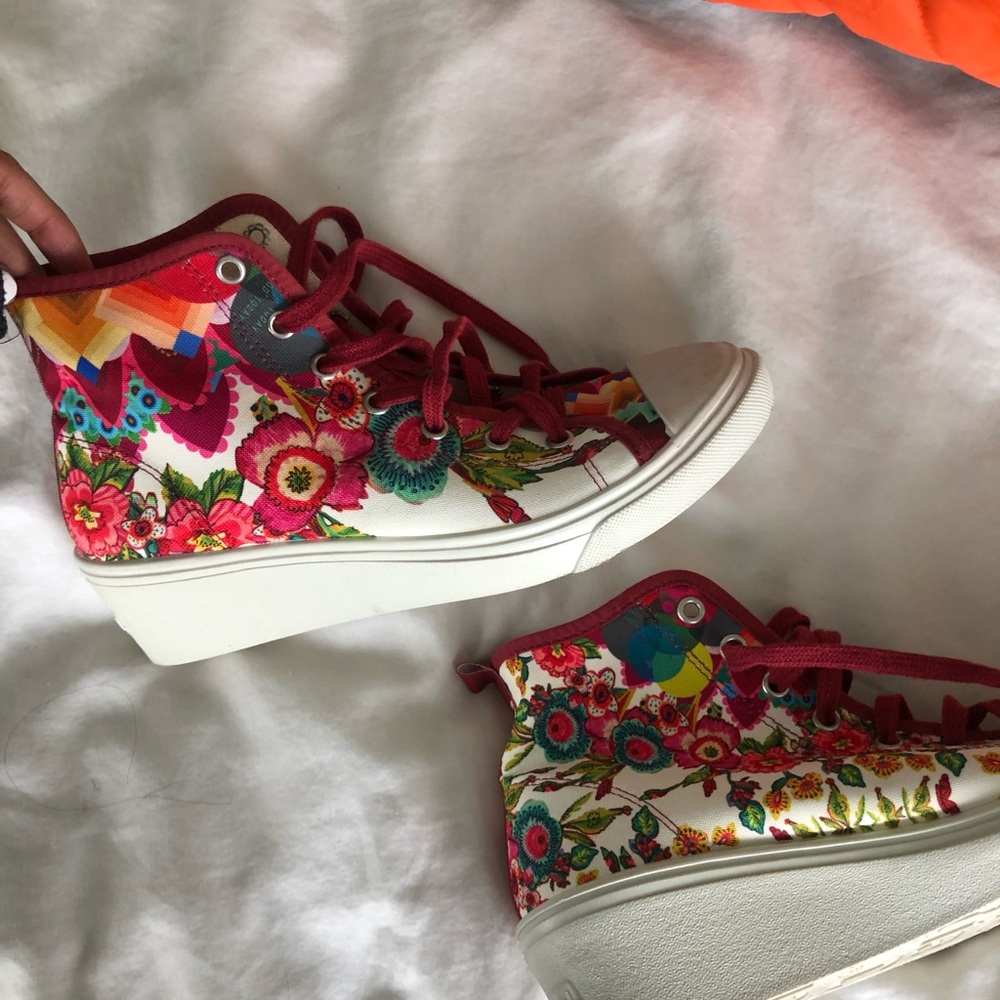 Desigual Wedge Sneakers